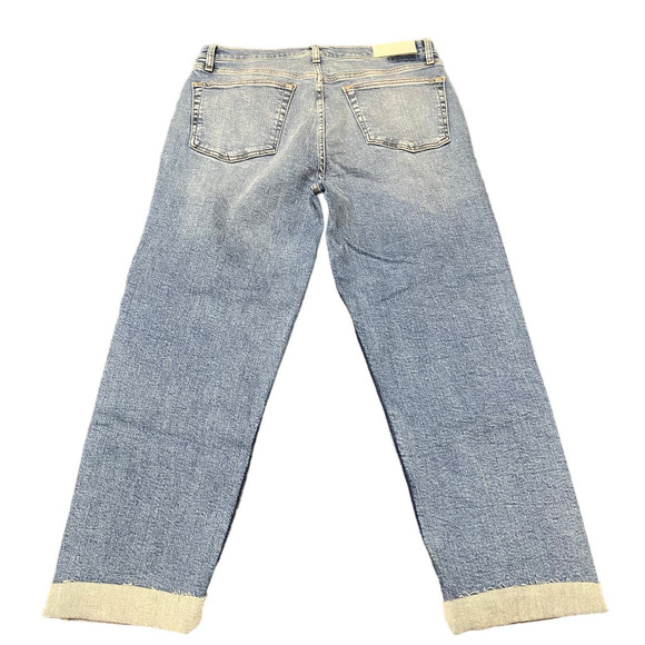 Re/Done 70s Stove Pipe‎ Jeans Button Fly Indigo Storm Size 31 - Picture 7 of 10